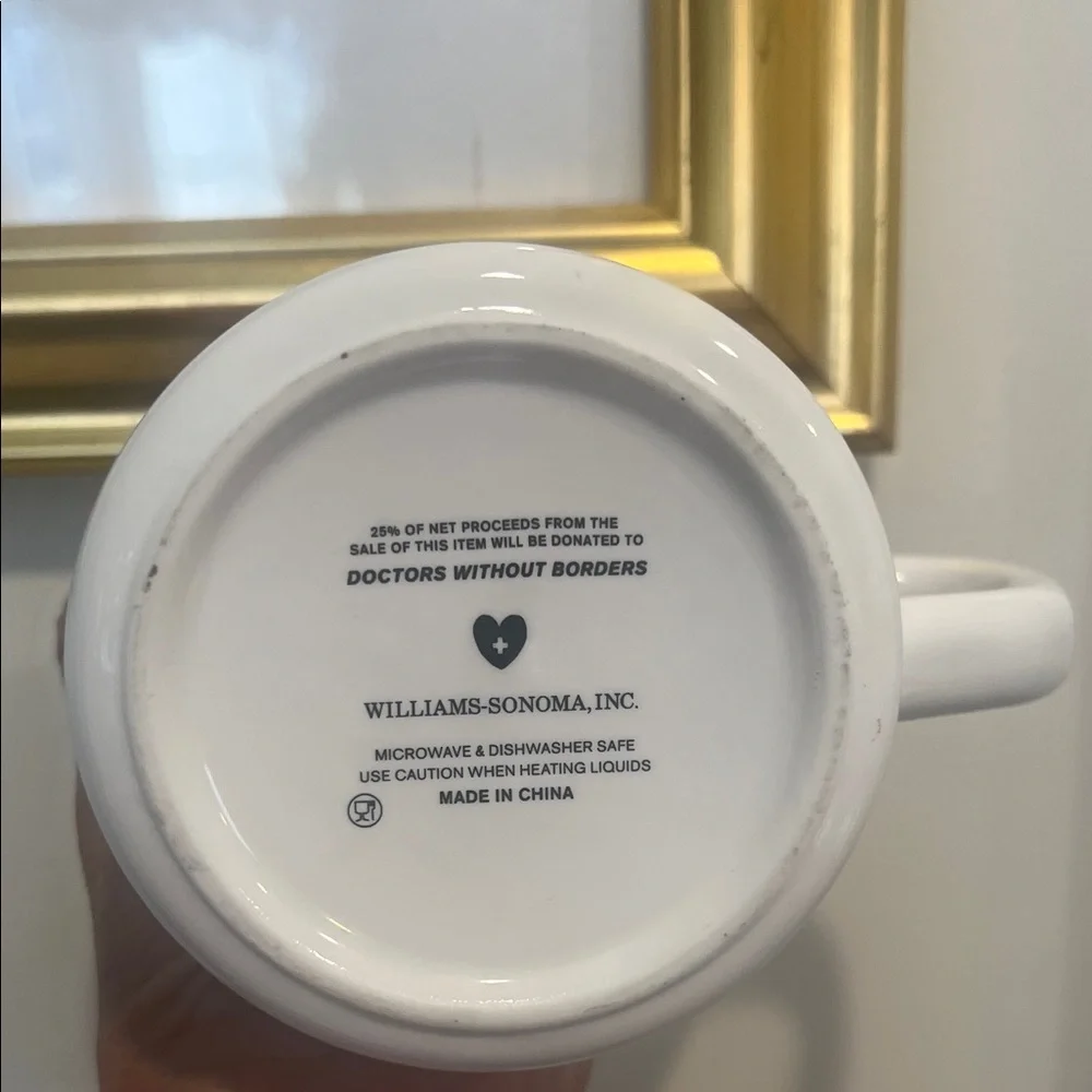 William Sonoma Mug ☕️🏥Thank You Mug with Heart Design
